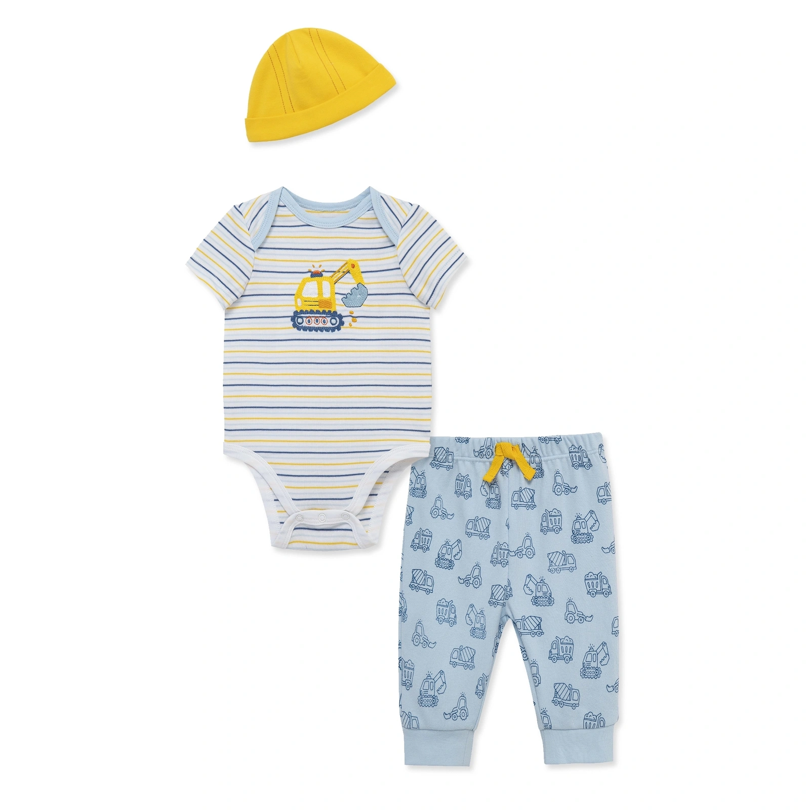 【Little Me】工程車連身衣/長褲/帽子