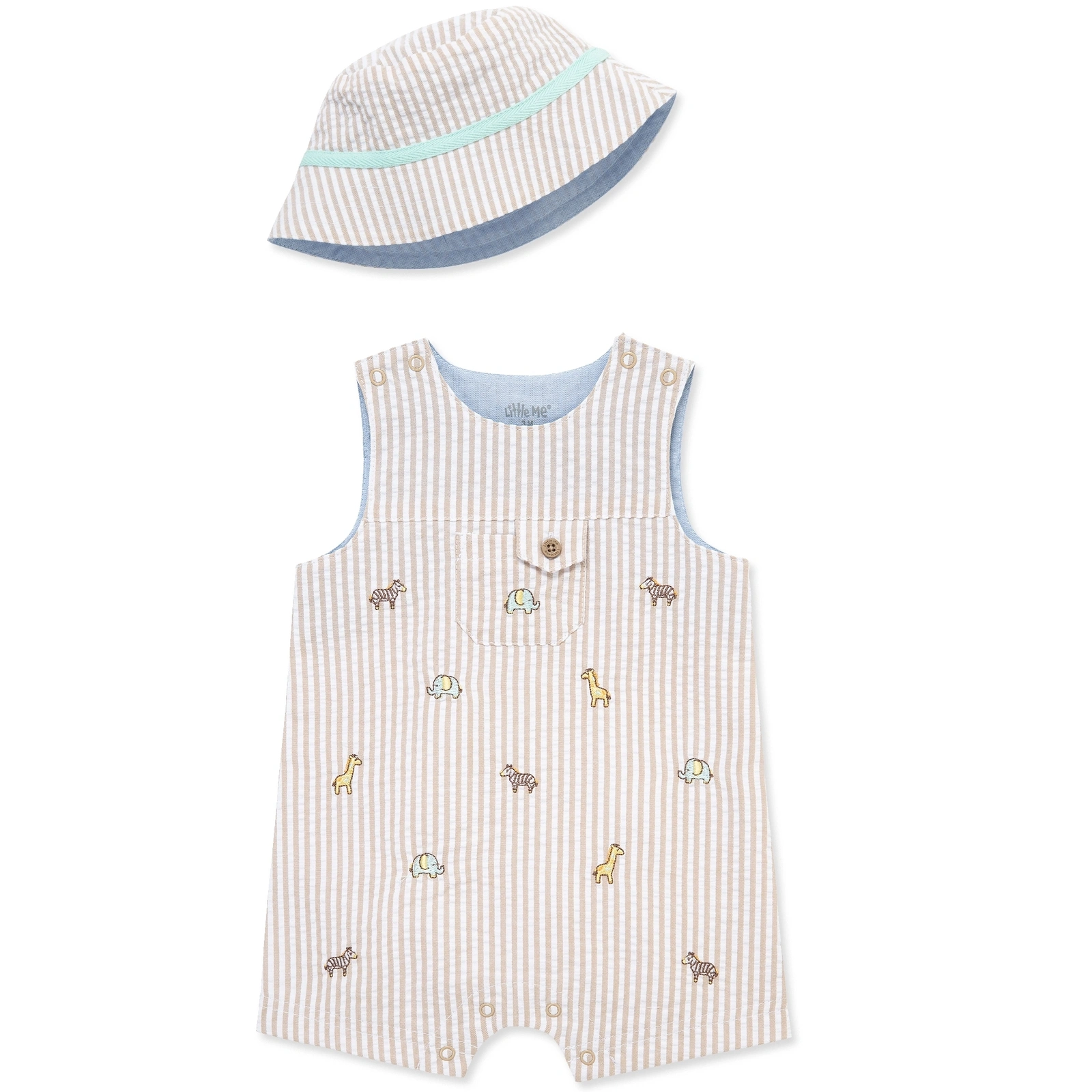 【Little Me】動物背心短兔裝/帽子