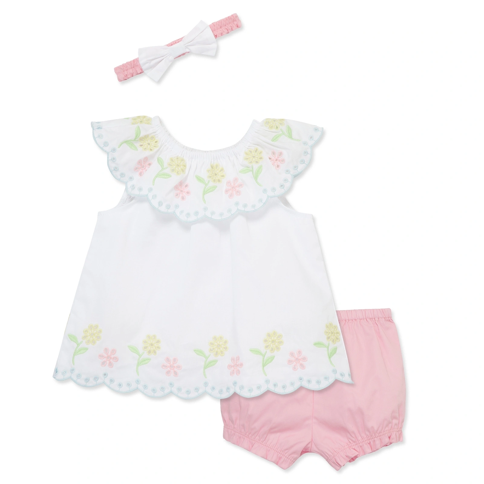 【Little Me】小花上衣/褲子/髮帶