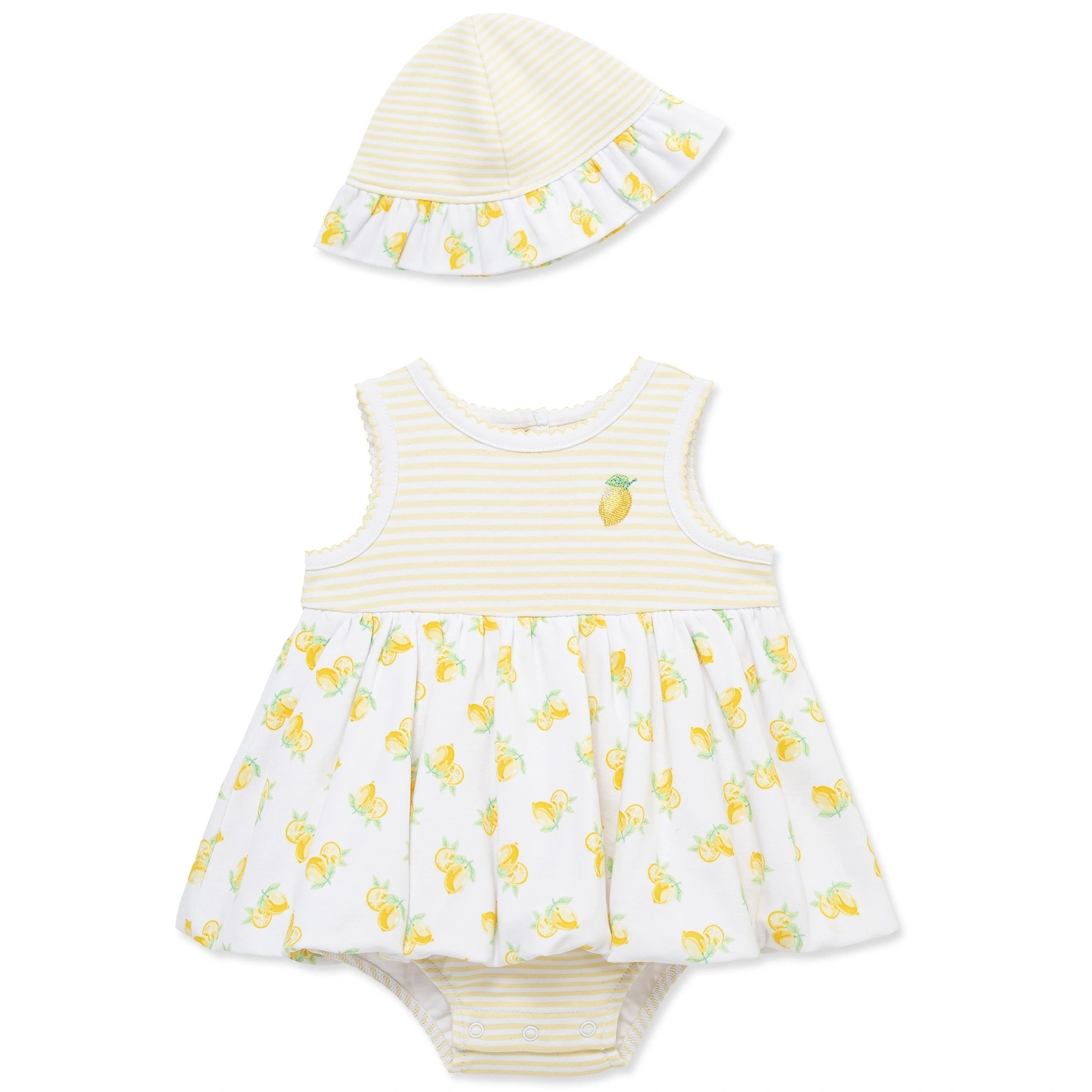 【Little Me】檸檬澎澎裙連身衣/帽子
