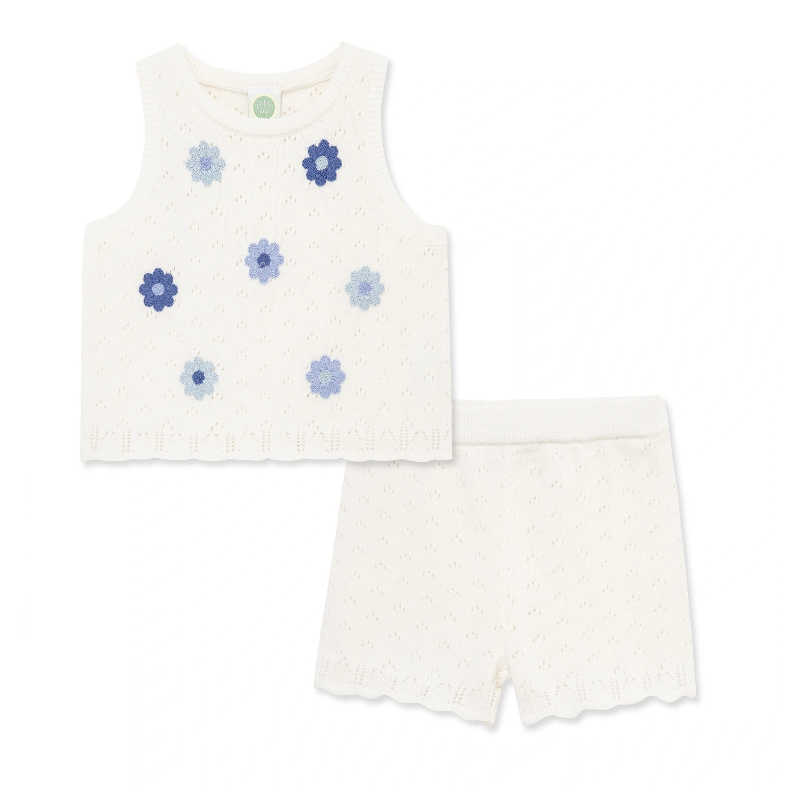 【Little Me】雛菊背心上衣/褲子