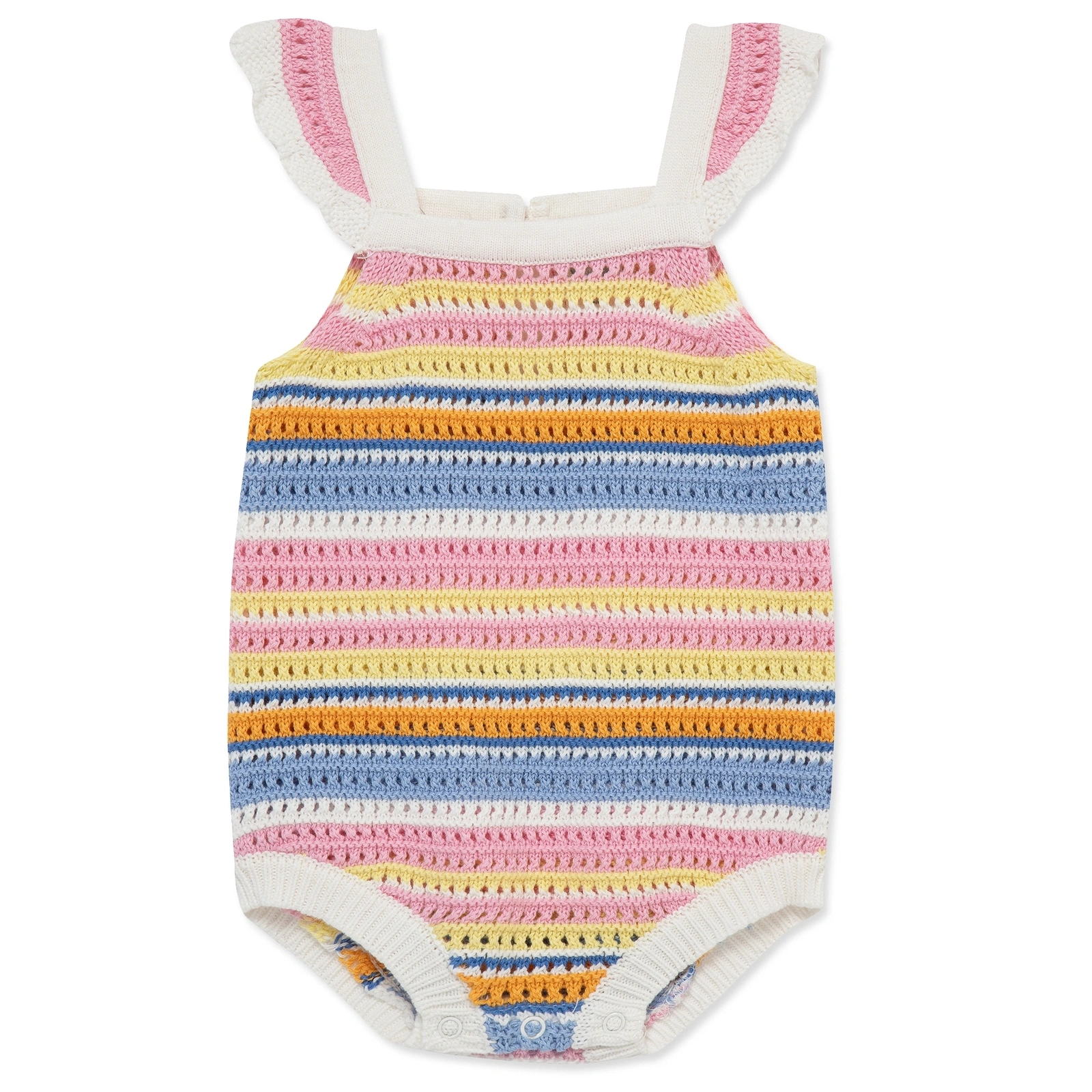 【Little Me】亮麗條紋連身衣