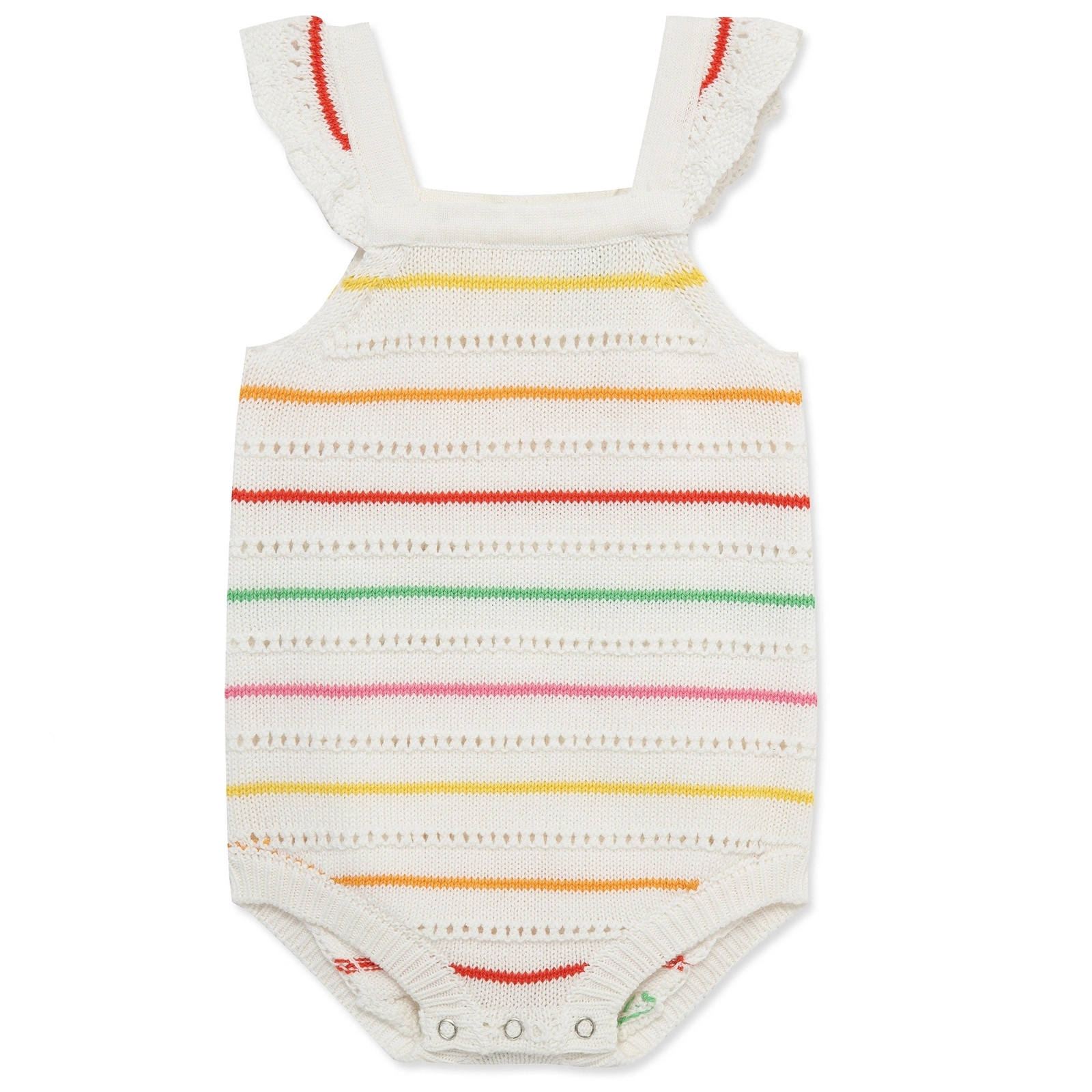 【Little Me】細條紋連身衣