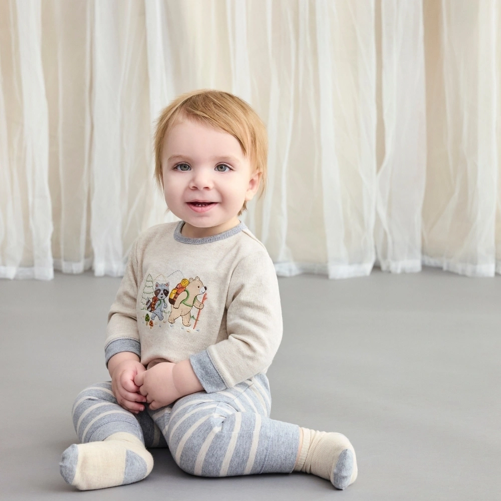 【Little Me】健行動物上衣/長褲/襪子