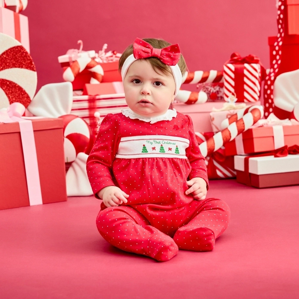 【Little Me】小樹連腳兔裝/髮帶