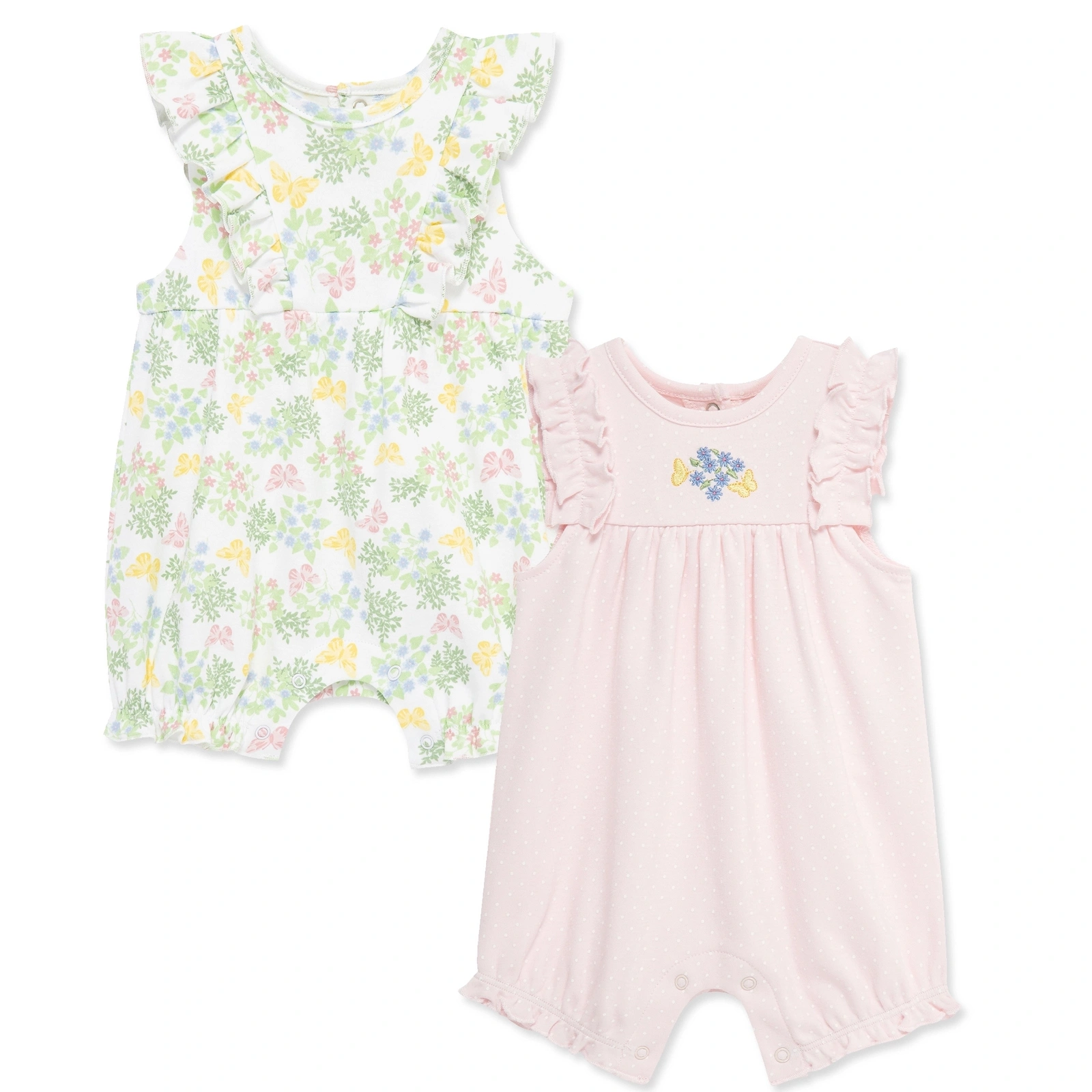 【Little Me】蝴蝶短兔裝二入組