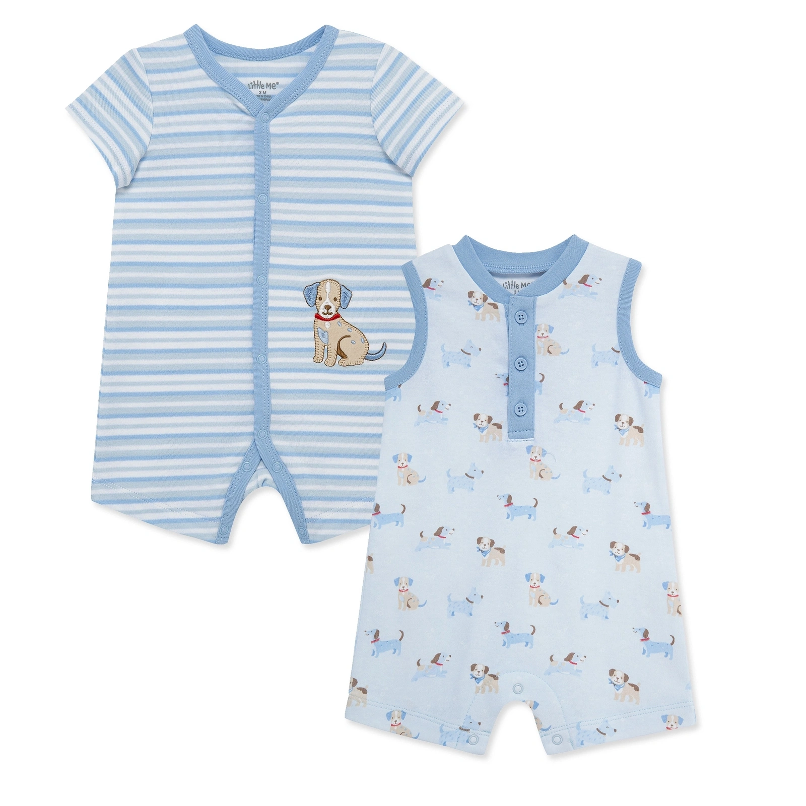 【Little Me】小狗短兔裝二入組