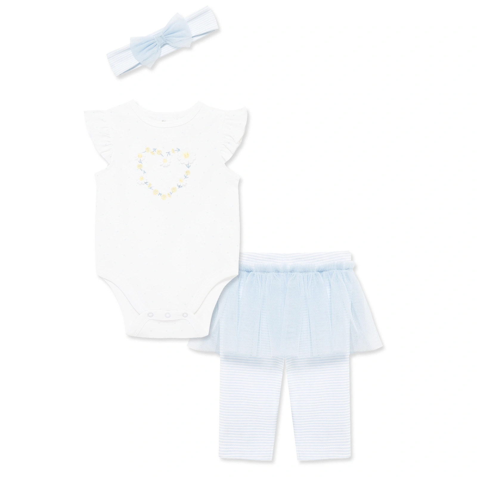 【Little Me】雛菊連身衣/紗裙長褲/髮帶