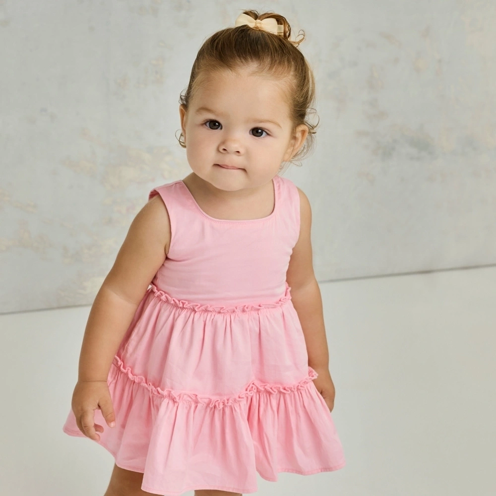 【Little Me】粉漾多層蛋糕裙/襯褲