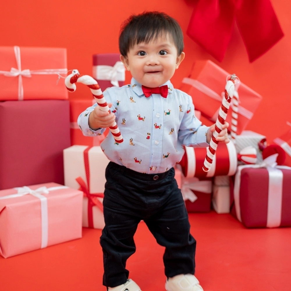 【Little Me】派對小狗包屁衣/長褲