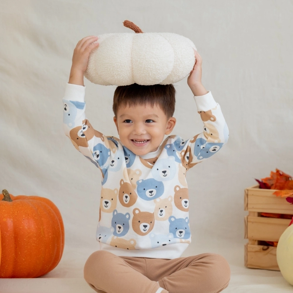 【Little Me】微笑小熊上衣/長褲