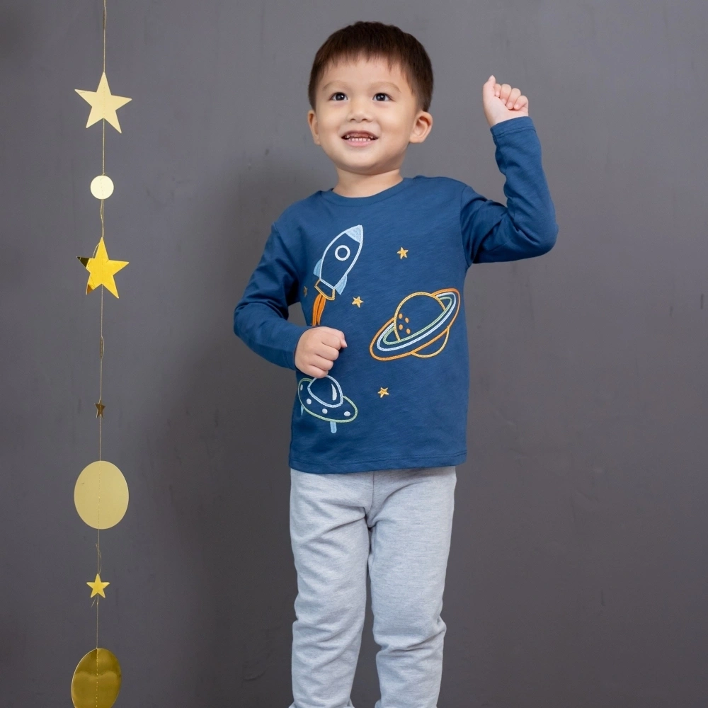 【Little Me】太空上衣兩入/長褲