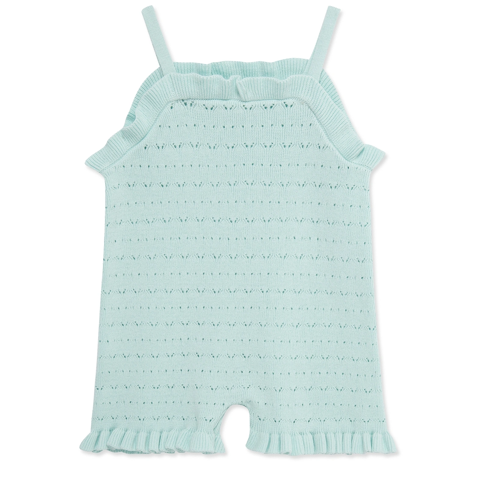 【Little Me】薄荷綠背心連身褲