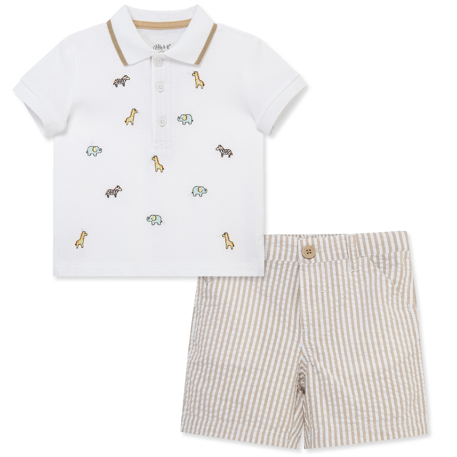 【Little Me】動物POLO衫/短褲
