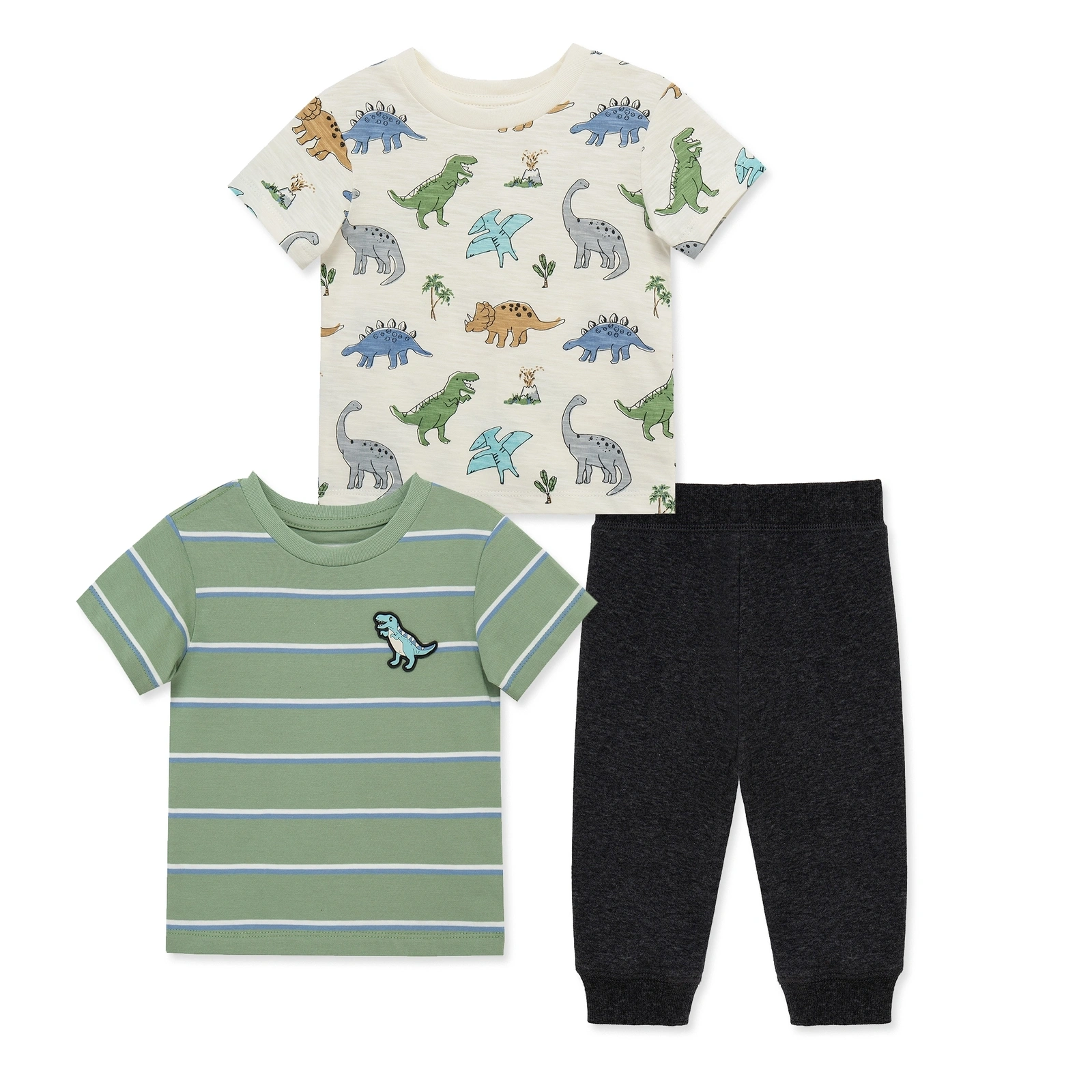 【Little Me】恐龍上衣二件/長褲組