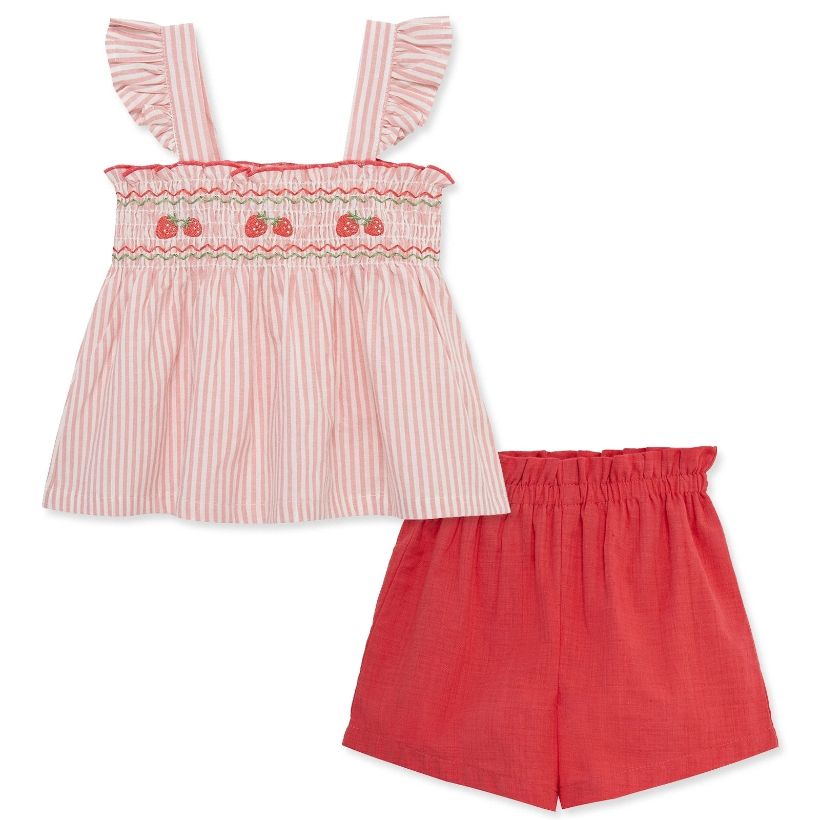 【Little Me】草莓背心上衣/褲子