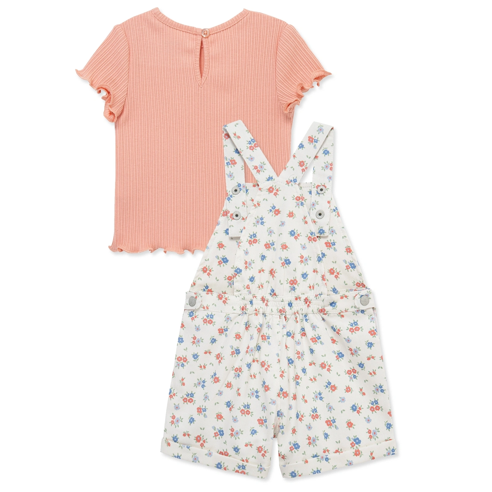 【Little Me】碎花吊帶褲套裝