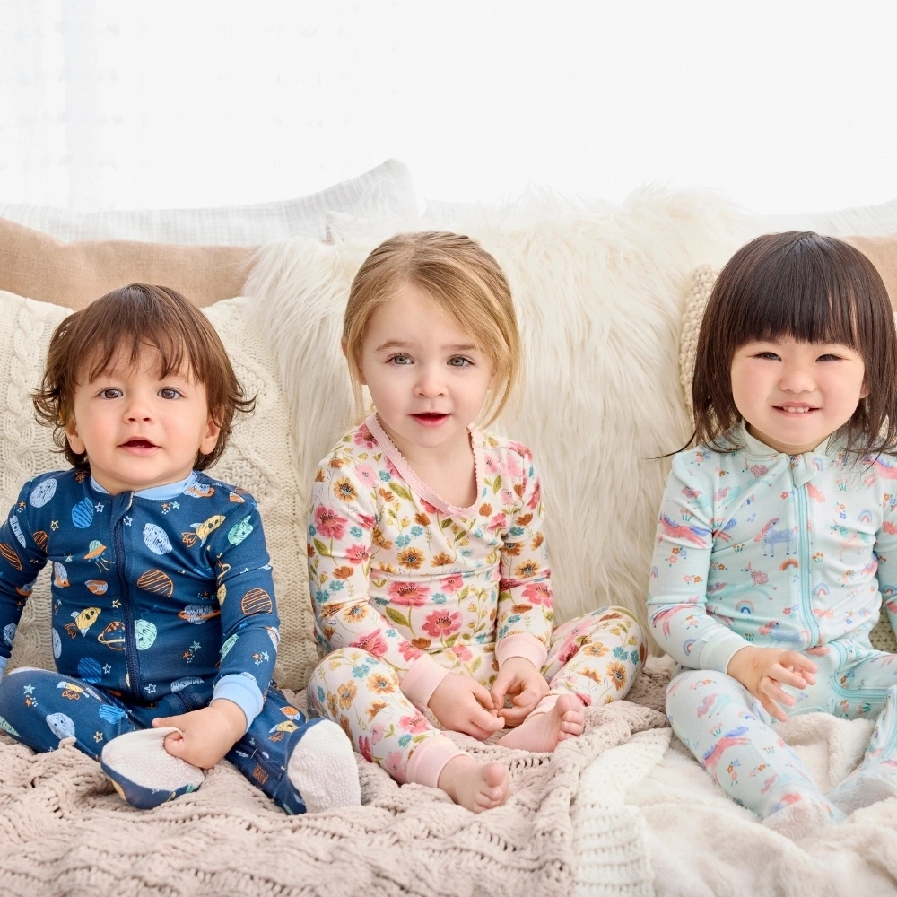 【Little Me】太空竹纖維上衣2入/長褲2入