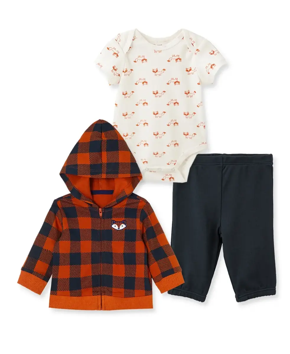 【Little Me】狐狸連帽外套/連身衣/褲子