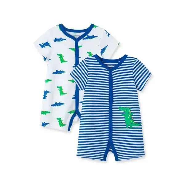 【Little Me】鱷魚短兔裝二件組