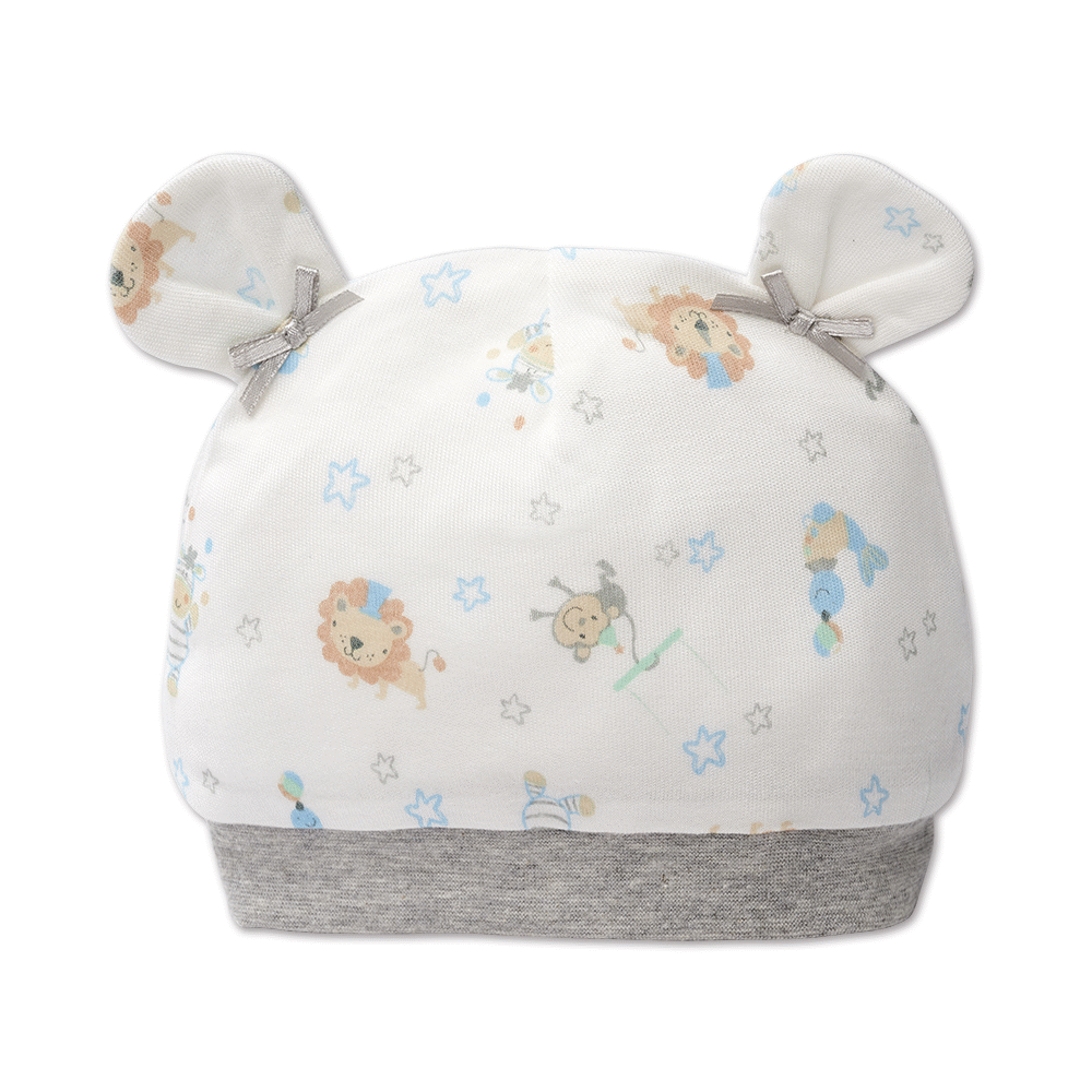 【Baby City娃娃城】天絲棉帽子-快樂馬戲團／2色