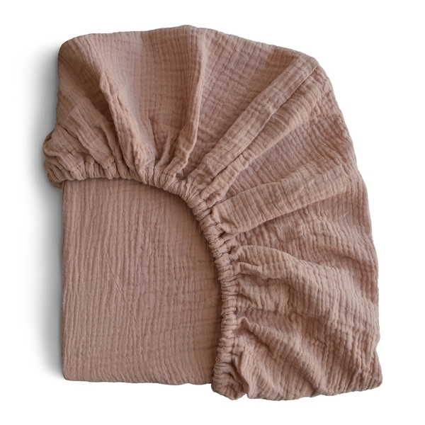 【mushie】100%純棉歐規床包/中型/溫杏