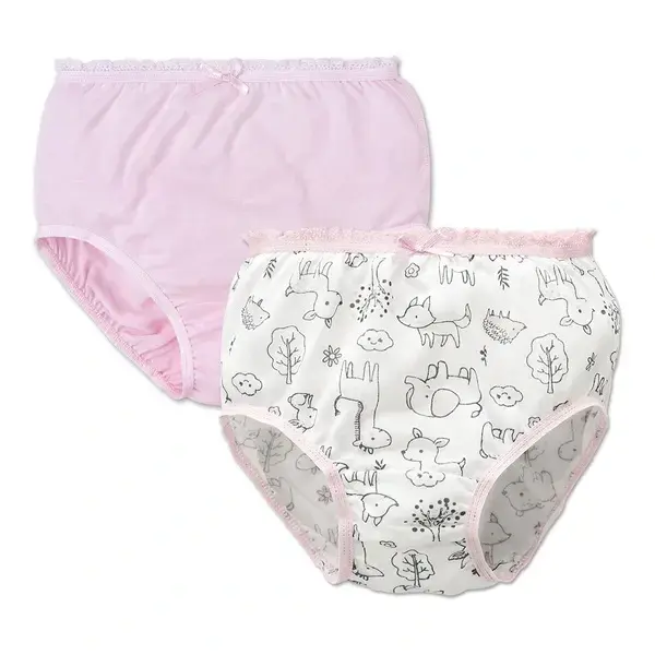 【Baby City娃娃城】可愛天絲女內褲/2入(粉)