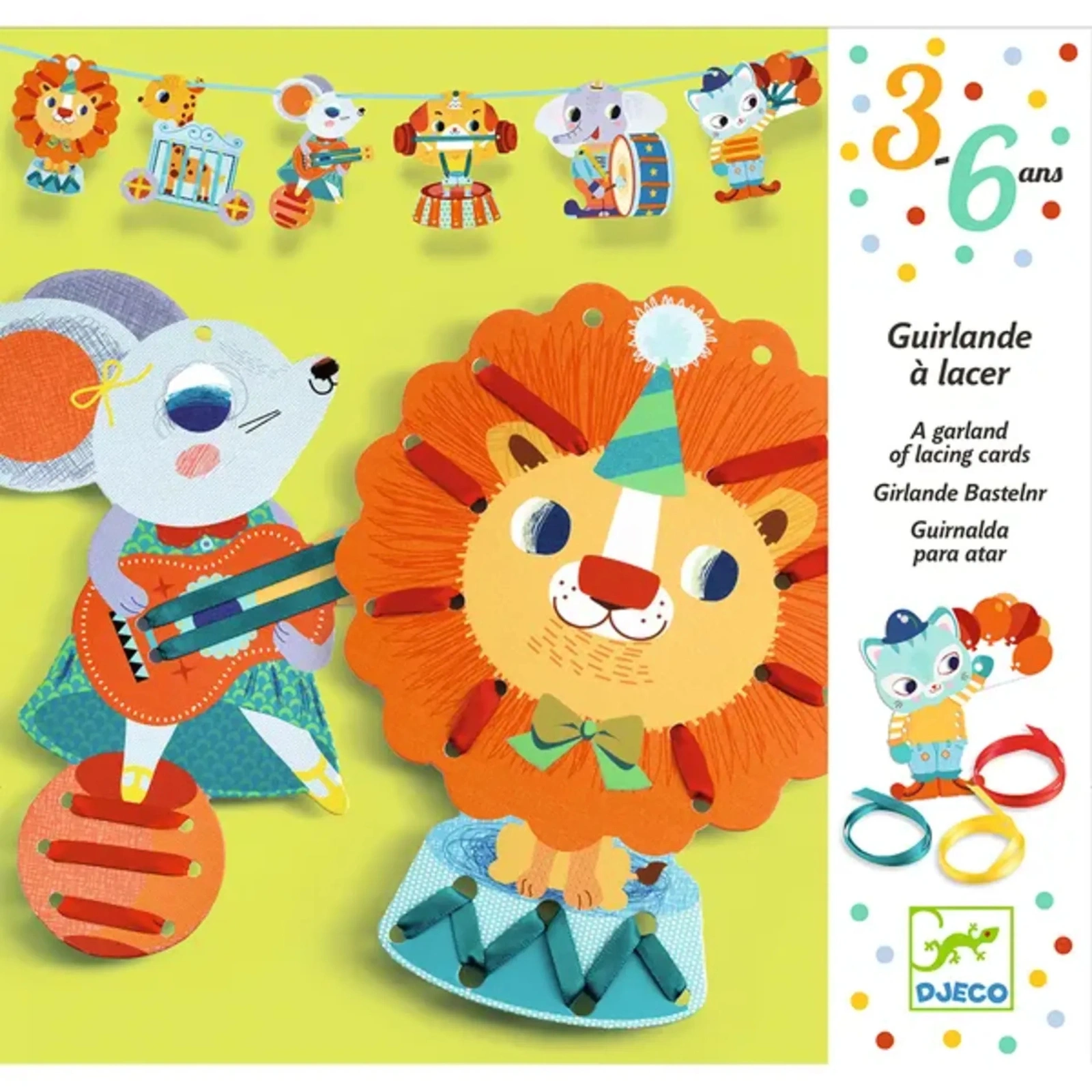 【DJECO智荷】穿線藝術/動物大閱兵