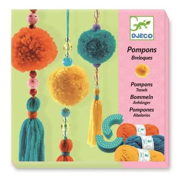 【DJECO智荷】毛線球藝術/絨球掛飾