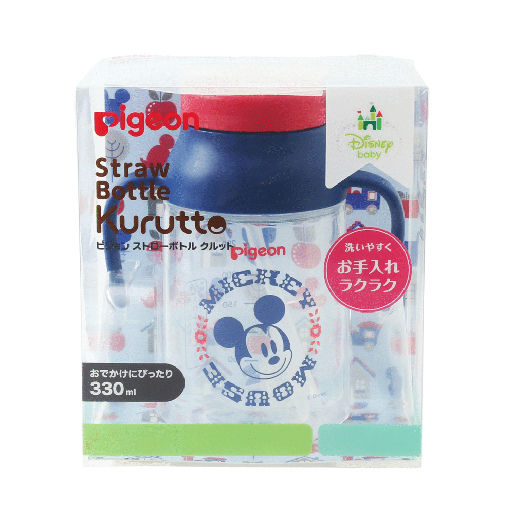 出清良品【Pigeon貝親】Kurutto吸管杯 / 迪士尼