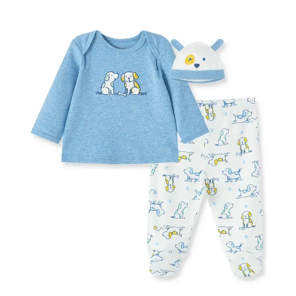 【Little Me】小狗上衣/連腳褲/帽子