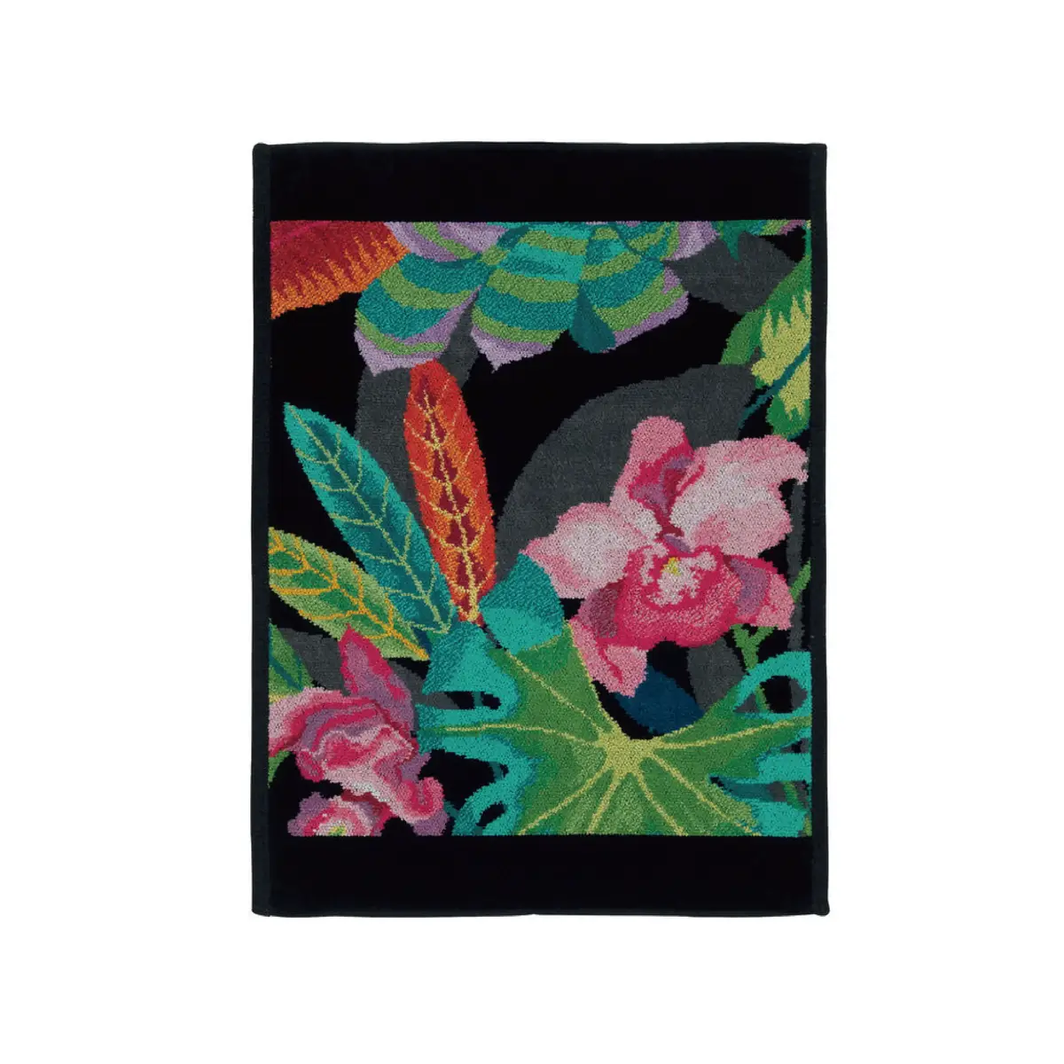 【feiler】熱帶雨林毛巾(37x50)/黑