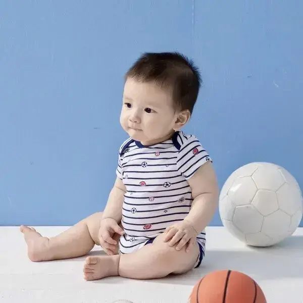 【Little Me】球類連身衣3件入