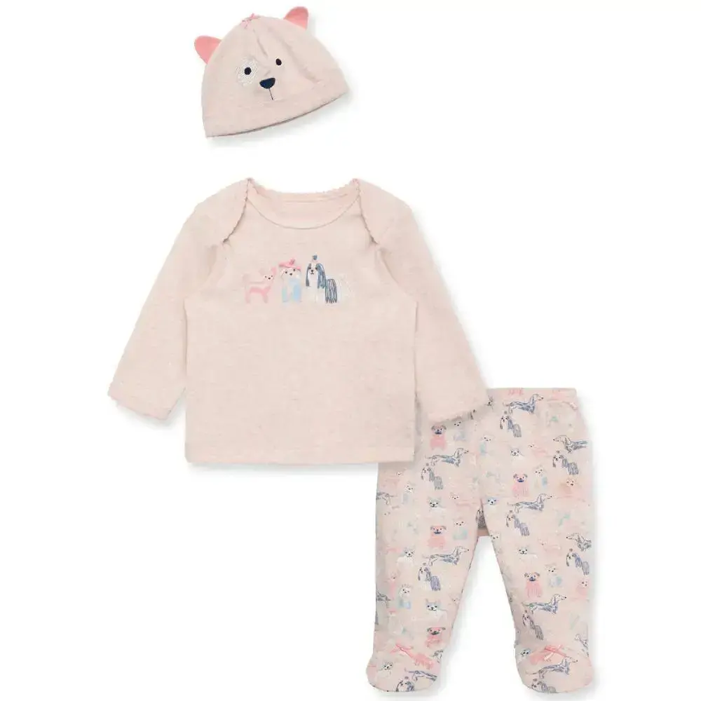 【Little Me】可愛小狗上衣/連腳褲/帽子