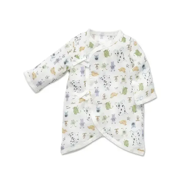 【Baby City娃娃城】怪獸造型紗布初生兔裝(印花)