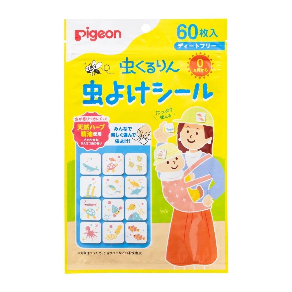 【Pigeon貝親】防蚊蟲貼布60片