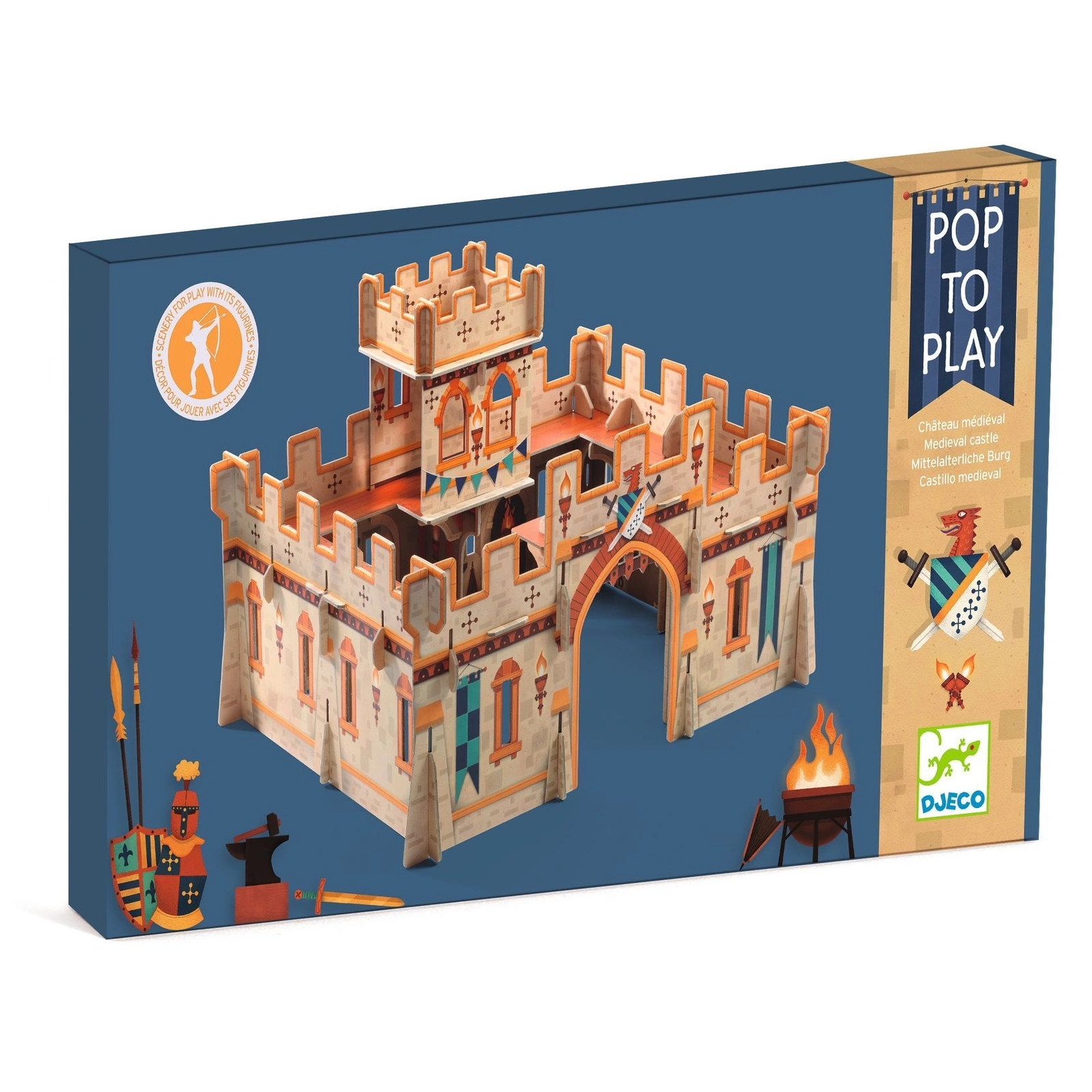 【DJECO智荷】拼接藝術/騎士城堡