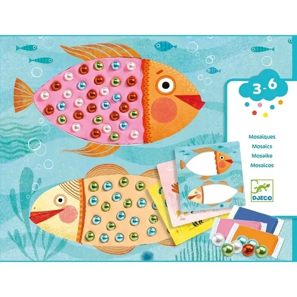 【DJECO智荷】馬賽克藝術/珍珠小魚
