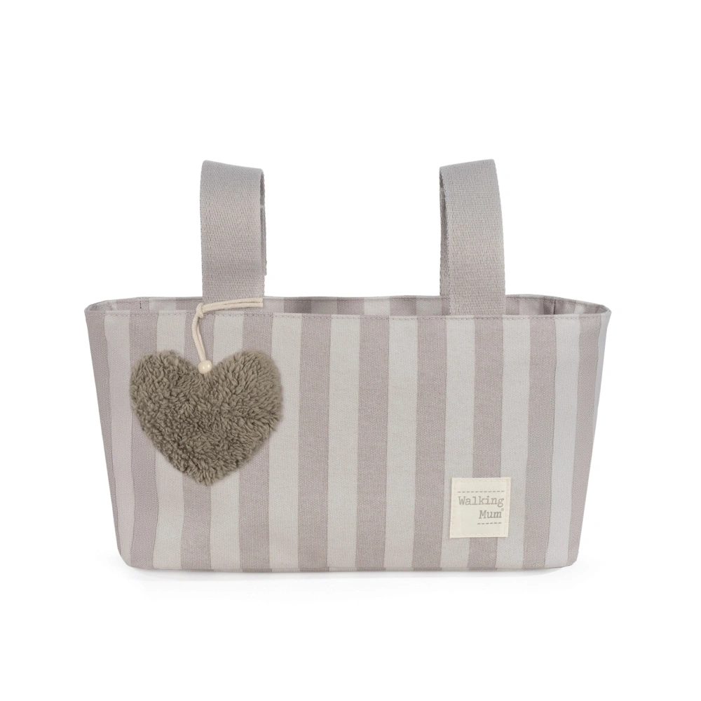 【Walking Mum】防潑水推車掛袋/奶杏條紋