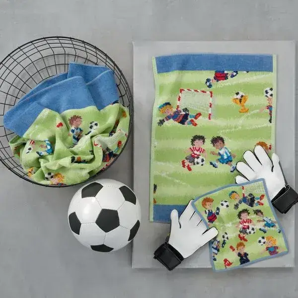 【feiler】足球少年方巾(25x25)