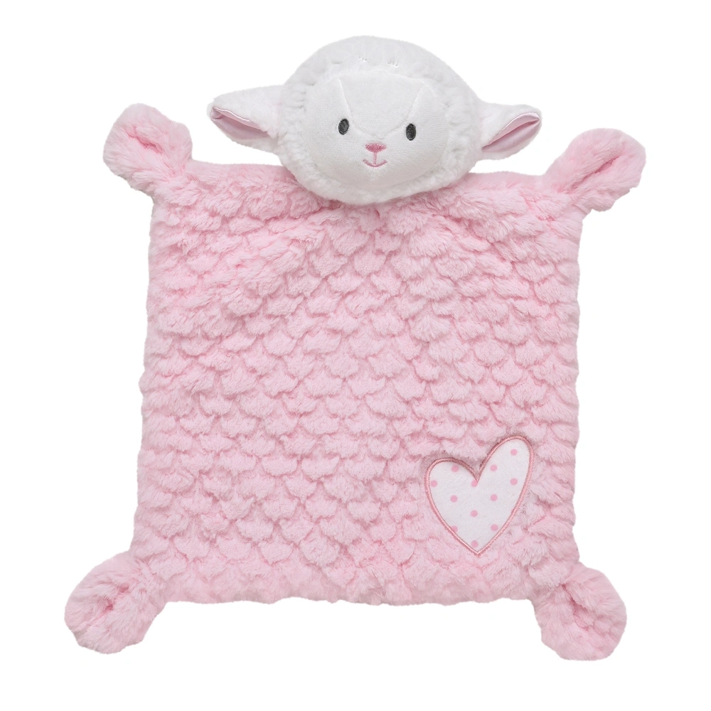 【Little Me】綿羊雲朵毛絨安撫巾/粉