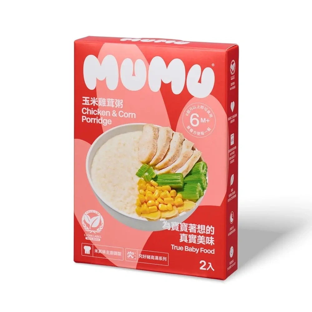 【MUMU寶寶粥】玉米雞茸粥 2入/盒