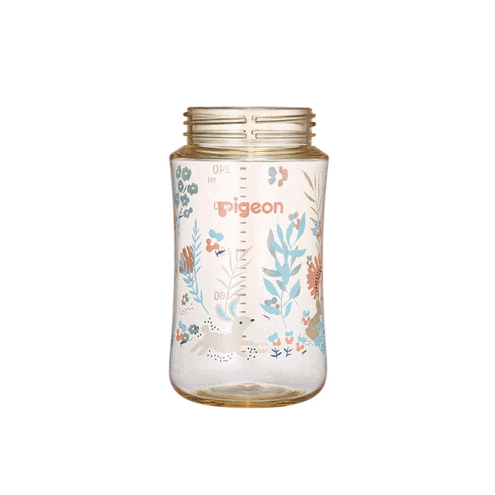 【Pigeon貝親】第三代寬口PPSU彩繪空瓶240ml/多種款式
