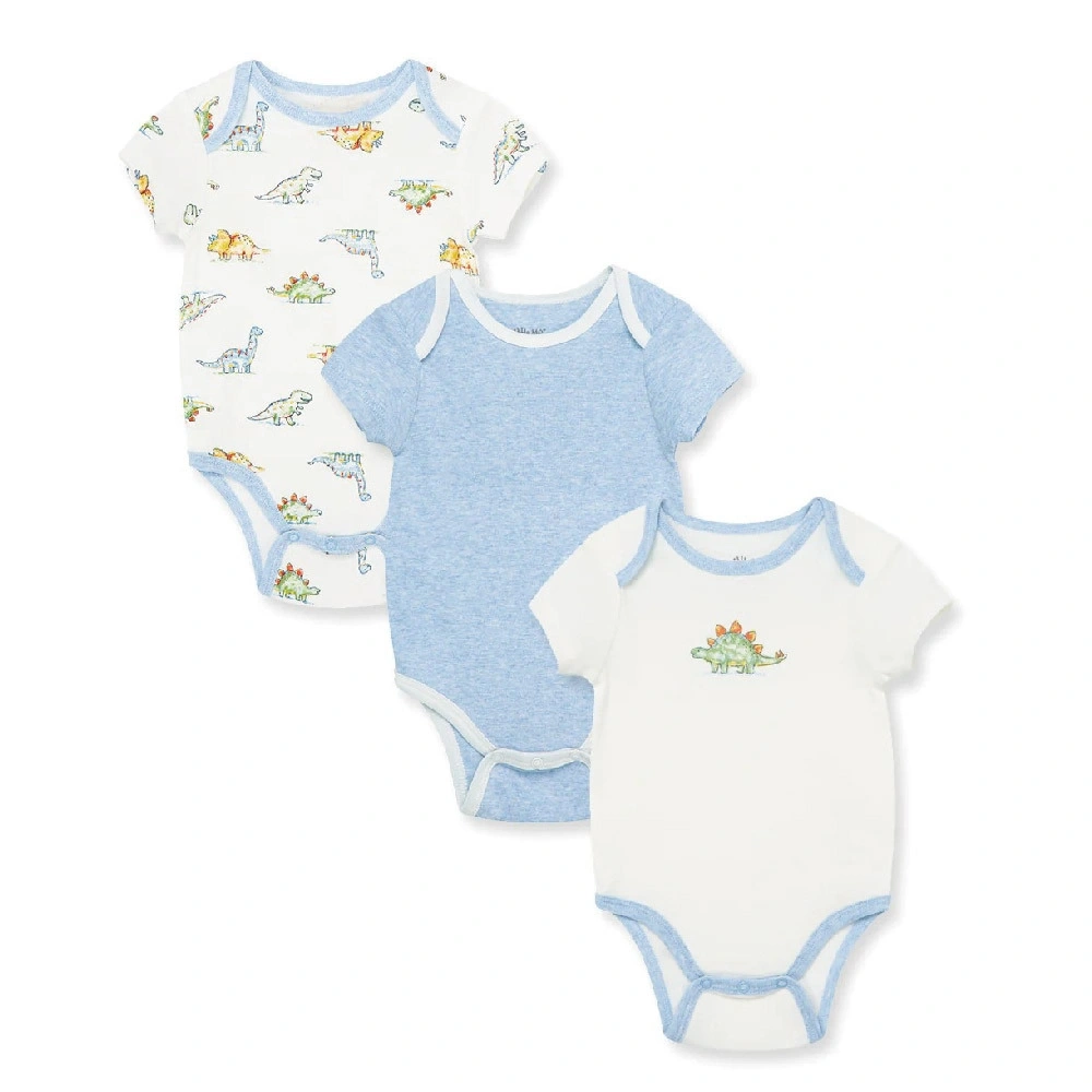 【Little Me】恐龍連身衣3件入/3個月