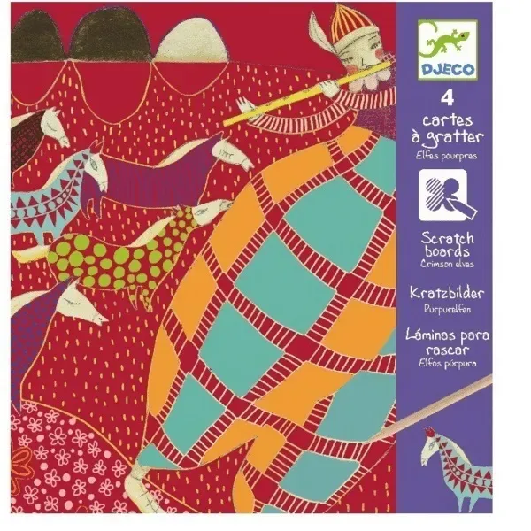 【DJECO智荷】刮畫藝術/吹笛精靈