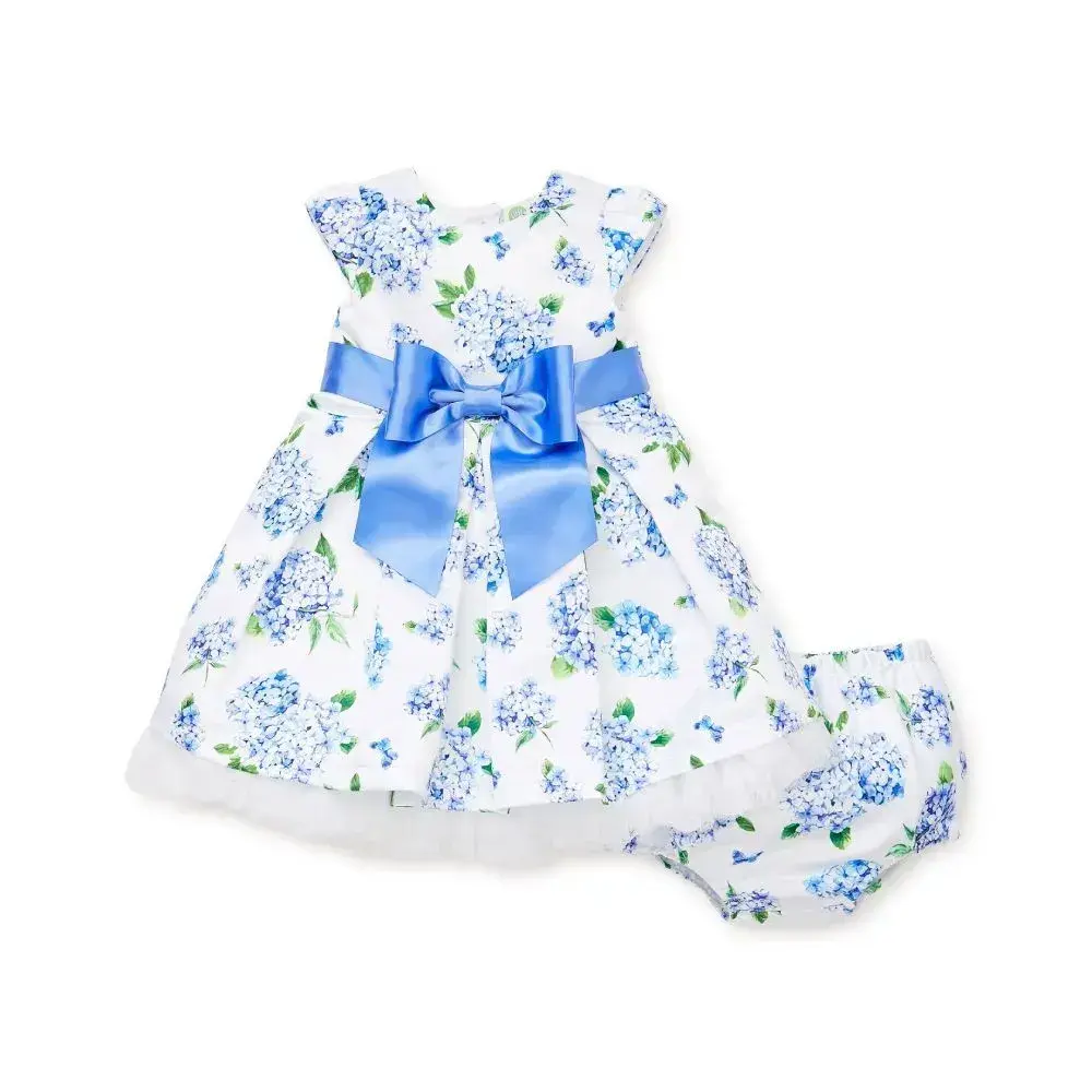 【Little Me】繡球花洋裝/襯褲組