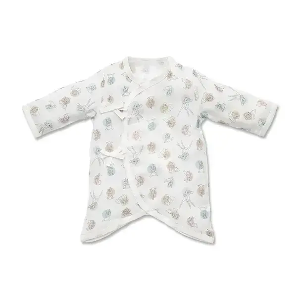 【Baby City娃娃城】斑比造型紗布初生兔裝(印花)