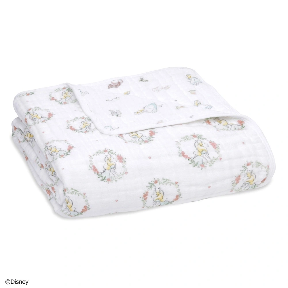 【Aden&Anais】經典四層紗厚毯/夢遊愛麗絲