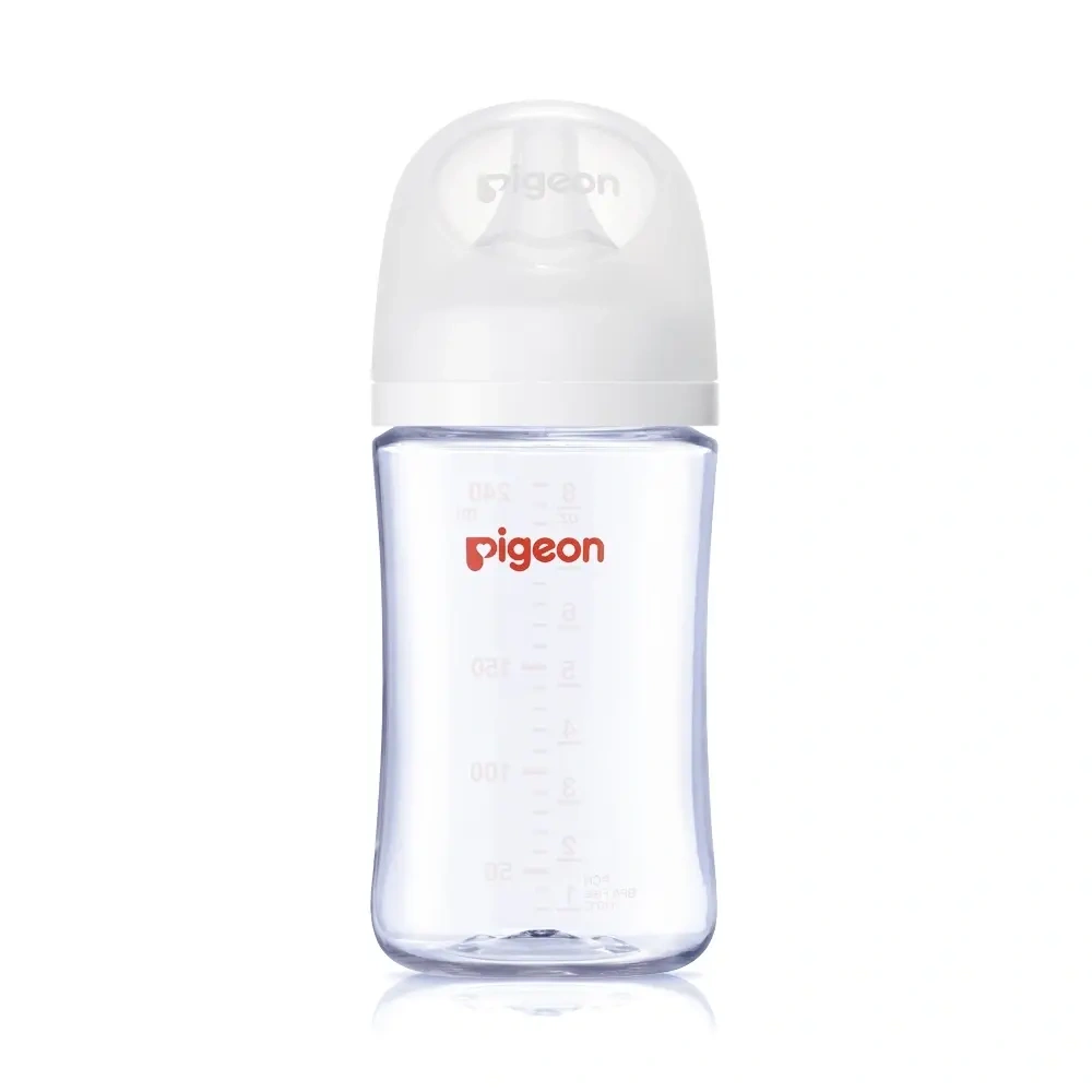 【Pigeon貝親】第三代母感T-ester奶瓶240ml/純淨白