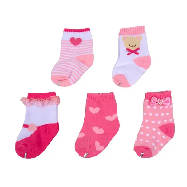 【Baby City娃娃城】女童短襪5入